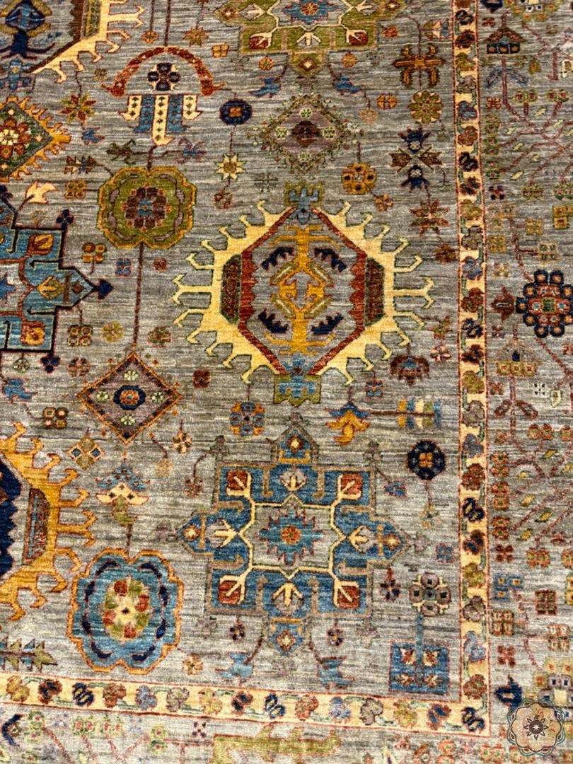 The Tribal Nomad - Hand-Knotted Afghan Ersari-Inspired Kilim Carpet (C055)