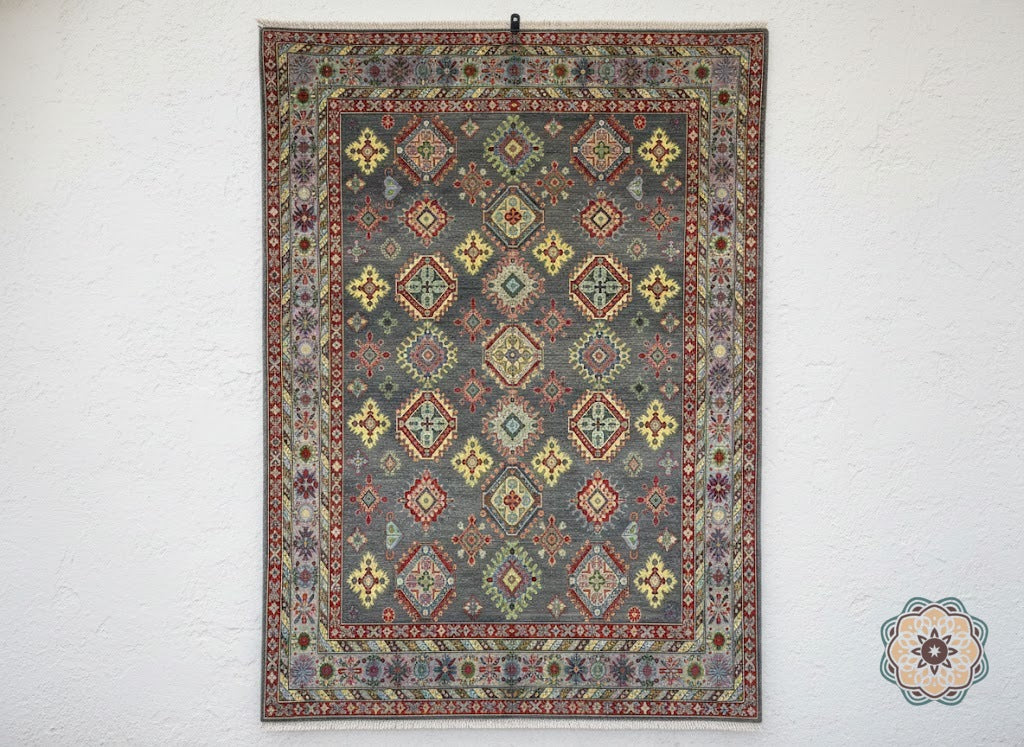 The Modern Nomad - Hand-Knotted Afghan Ziegler / Arijana Carpet (C058)
